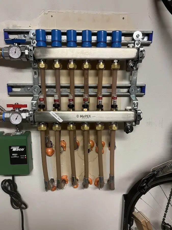 Plumber performing Gas Leak Detection at a residential property in Brookside